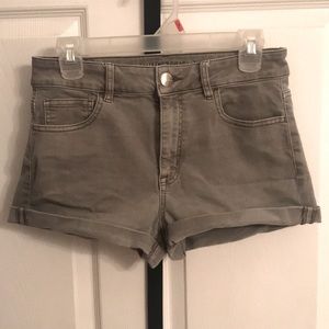 American Eagle Hi-Rise Shortie Shorts
